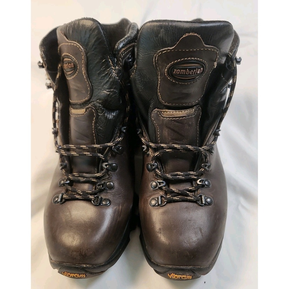 Zamberlan Hiking Boots 996 Vioz GTX US Womens Size 9.5 EU42 Brown Vibram Sole